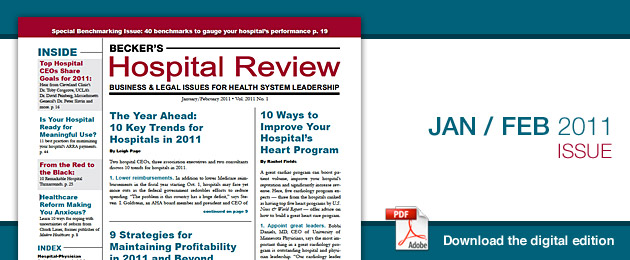 January 2011 Hospital Review Issue