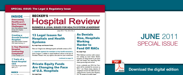 June 2011 Hospital Review Issue